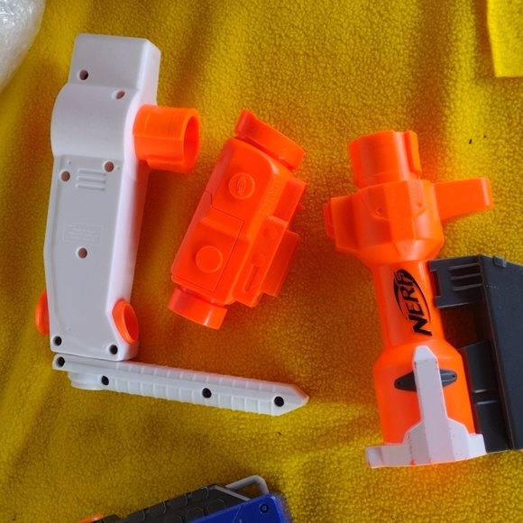 Nerf Kids Toy Walkie Talkie Set - Blue and Orange with Accessories - Picture 4 of 5